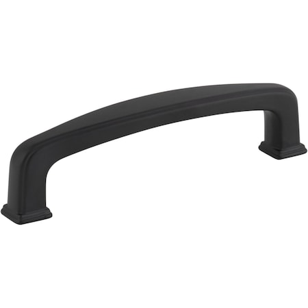 Jeffrey Alexander 96 mm Center-to-Center Matte Black Square Milan 1 Cabinet Pull 1092MB